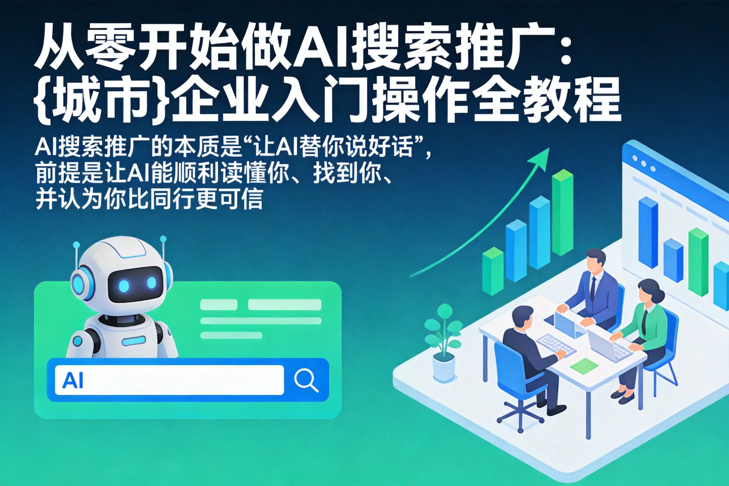 从零开始做AI搜索推广：富锦企业入门操作全教程